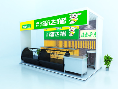 溜達豬·展賣柜臺 空間敘事與展示設計的柔性詮釋